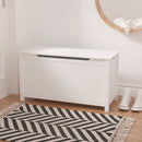 Toy Box Storage With Safety Hinged Lid