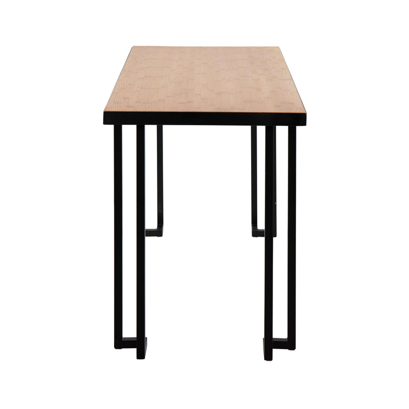 Roman - Industrial Desk - Black / Natural