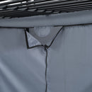 Loft Bed With Desk, Shelves, Power Outlet, LED Light And Wardrobe