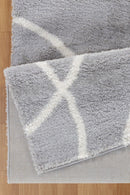 Loft Shag - 7'10" X 9'10" Shaggy Area Rug - Gray