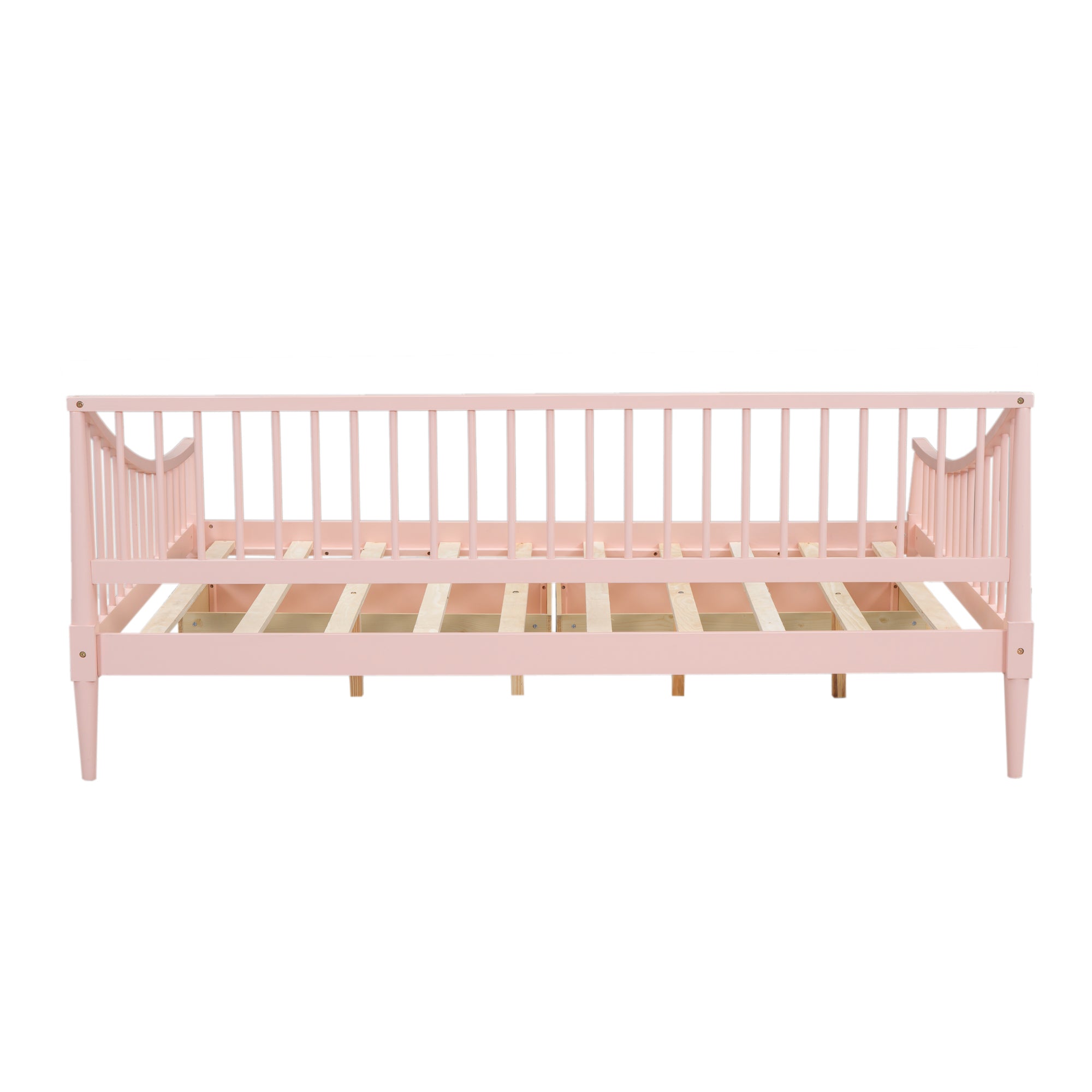 Full Size Daybed with Two Storage Drawers and Support Legs, Pink - Atlantic Fine Furniture Melbourne FL