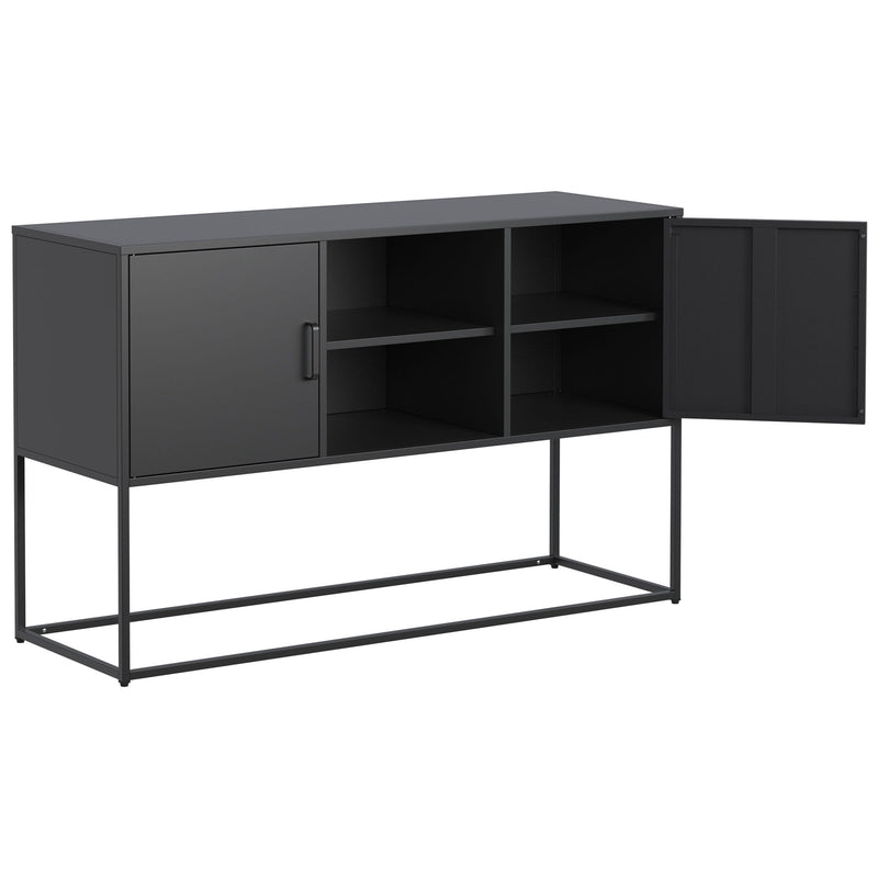 Modern Sideboard Buffet With Plenty Of Storage Space, Anti-Tilt Mechanism, Elegant Handles, Silent Magnetic Closure And Eco-Friendly Finish For Kitchen, Dining Room And Living Room