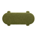 Hugo - Oval Fully Upholstered Storage Bench