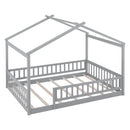 Bed House Bed Frame With Fence