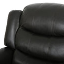 Classic Design Recliner, Upholstery Recliner, Glider Recliner - Black Berry