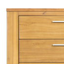 5 Drawer Dresser - Natural Wood / Brown