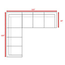 Luxurious Wicker Patio Sectional With Weather Resistant Sunbrella Cushions