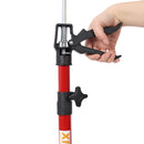 Adjustable Support Pole System For Drywalls And Cabinets With Carry Bag