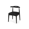 Mid Century Modern Dining Chair Set With Upholstered Seating