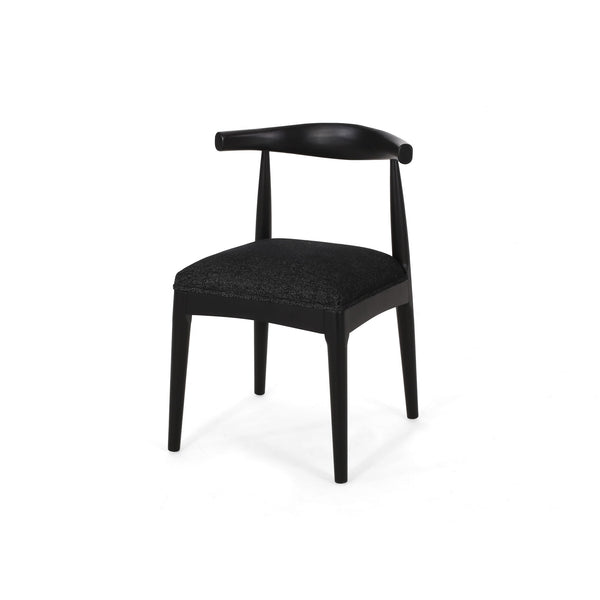 Mid Century Modern Dining Chair Set With Upholstered Seating
