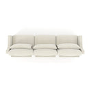 Elegant Sofa With Ergonomic Design And Lumbar Pillows