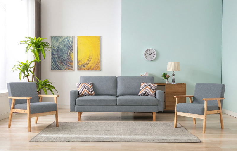 Bahamas - Sofa Set With 2 Throw Pillows