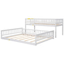 Bunk Bed With Ladder And Guardrails
