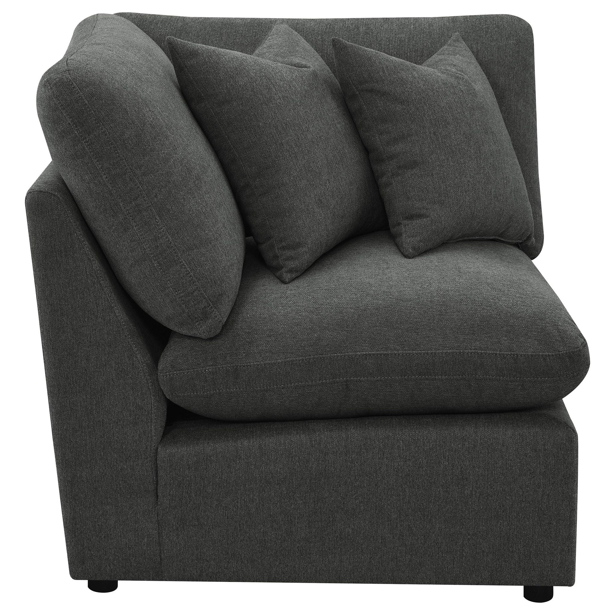 Collins Modular Corner Chair Dark Grey