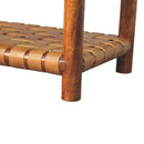 Regency - Woven 2 Slot Shoe Rack - Brown