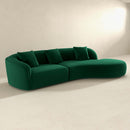 Elijah - Japandi Style Curvy Sectional Sofa