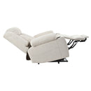 Power Lift Recliner Chair With Extended Footrest, Remote Control, Cup Holders, And Side Pockets