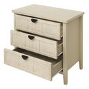 3 Drawer Cabinet, For Bedroom - Natural