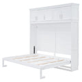 Murphy Modern Bed With Top Cabinets For Space Saving And Comfort