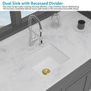 Modern Quartz Kitchen Sink Undermount Granite Composite