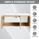 Wall-Mounted Bathroom Vanity With Resin Sink And Soft Closing Doors