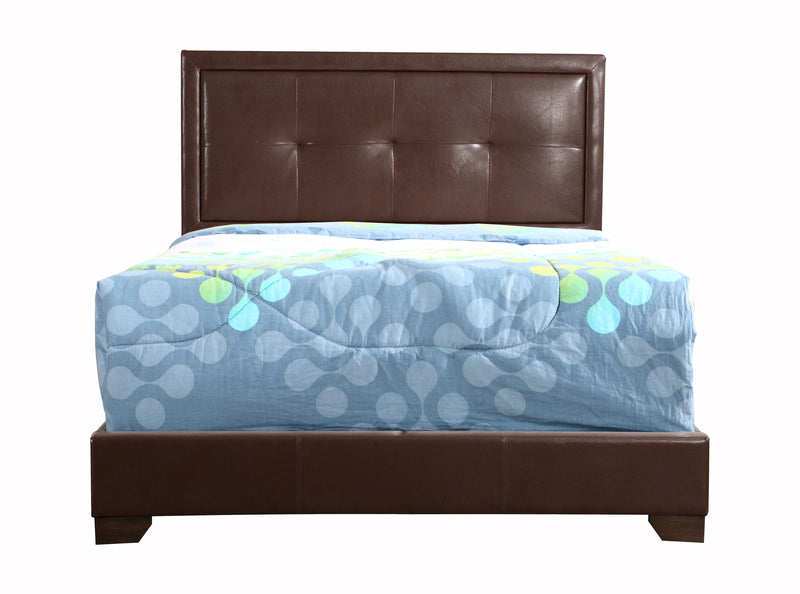 Panello - G2596-QB-UP Queen Bed - Light Brown