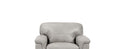 Cornelia - Leather Chair - Gray