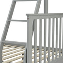 Bunk Bed With Ladder, And Safety Guard Rails