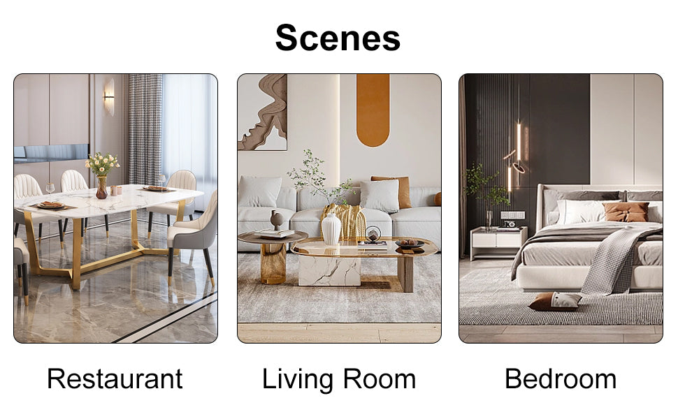 Modern dining chairs with faux leather upholstered seats - dining room chairs with metal legs, suitable for kitchen, living room, bedroom, dining room side chairs, set of 6 pieces (white+PU leather)