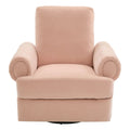 Manual Swivel Recliner Rocker Chair With Adjustable Backrest