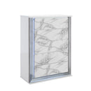 Moon - 5 Pieces Bedroom Set With LED Lighting