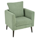 Modern Accent Upholstered Armchair With Pillow