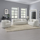 Odette - Sofa With 4 Pillows - Beige Chenille