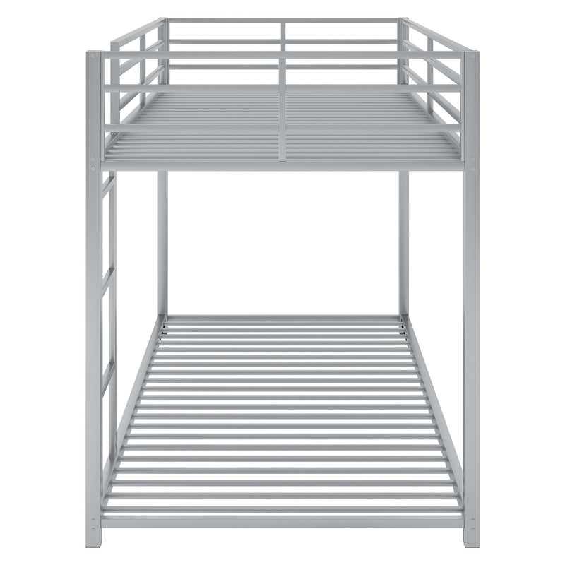Metal Bunk Bed, Low Bunk Bed With Ladder