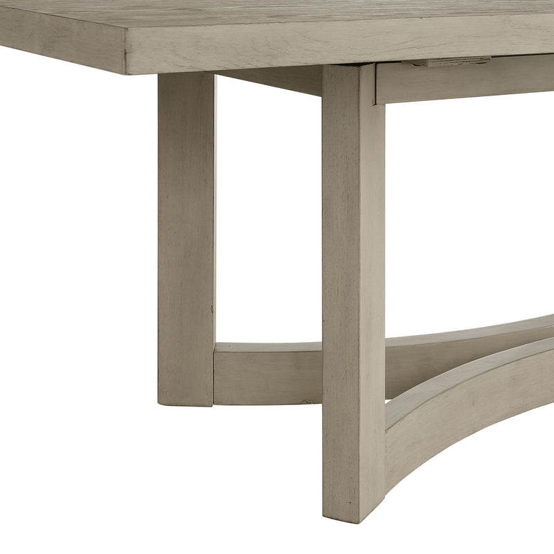 Elma - Rectangular Dining Table With 18" Leaf - Almond