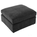 Modern Modular U-Shaped Sofa Bed With Movable Ottoman, USB Ports, Phone Holder