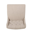 Solstara - Upholstered Dining Barstool With Button Tufted And Wing Back
