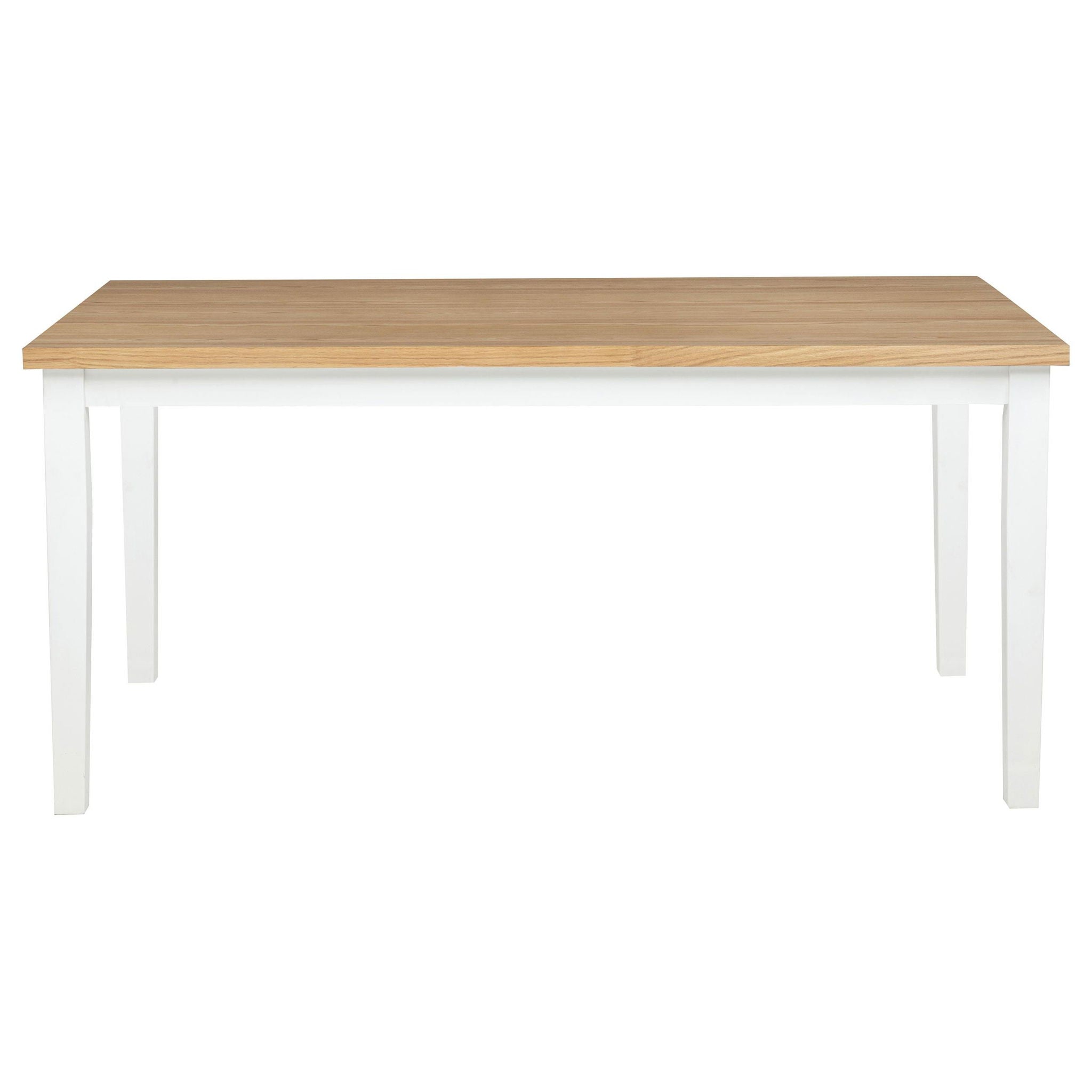Andrews 7-piece Rectangular Dining Set Light Ash and White - Atlantic Fine Furniture Melbourne FL