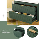 Wall Mounted Bathroom Vanity With Resin Sink, Floating Bathroom Storage Cabinet With 2 Drawers
