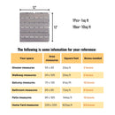 Interlocking Deck Tiles Striped Pattern, Square Acacia Hardwood Outdoor Flooring For Patio, Bancony, Pool Side