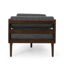 Chic Contemporary Chaise Lounge With Button Tufting And Bentwood Structure