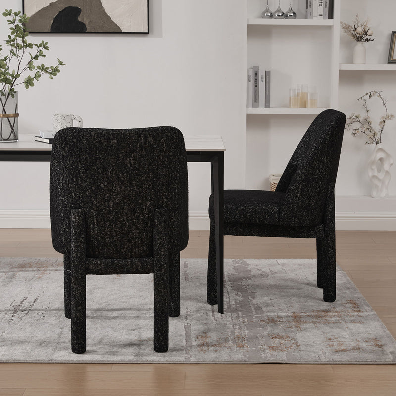 Wide Minimalist Dining Chair (Set of 2)