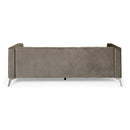 Contemporary 3 Seater Sofa With Button Tufting