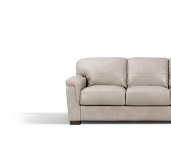 Cornelia - Leather Sofa - Beige