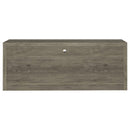 Burke - 2-Drawer Engineered Wood TV Stand - Gray Driftwood - Atlantic Fine Furniture Inc