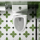 Gloss Tornado Flush 1 Piece Toilet With Soft Closing Seat, Water Saving Dual Flush - Gloss White