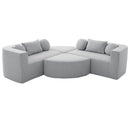 Boneless - Couch Modular Sectional Sofa With Deep Seating And Curved Design