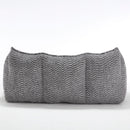 Comfortable Dual Beanbag Chair With High Resilience Foam Core For 2 People