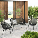 Nusa - Outdoor Patio 3 Piece Chat Set