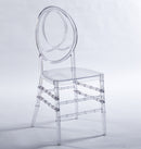 Dining Chair, Plastic Seat, Welding Chair (Set of 4) - Transparent